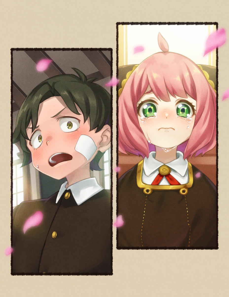 This is a pixiv picture whose title is アーニャほんとは.