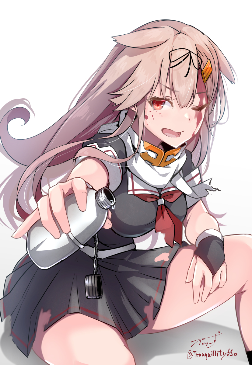 This is a pixiv picture whose title is 給水ぽい？.