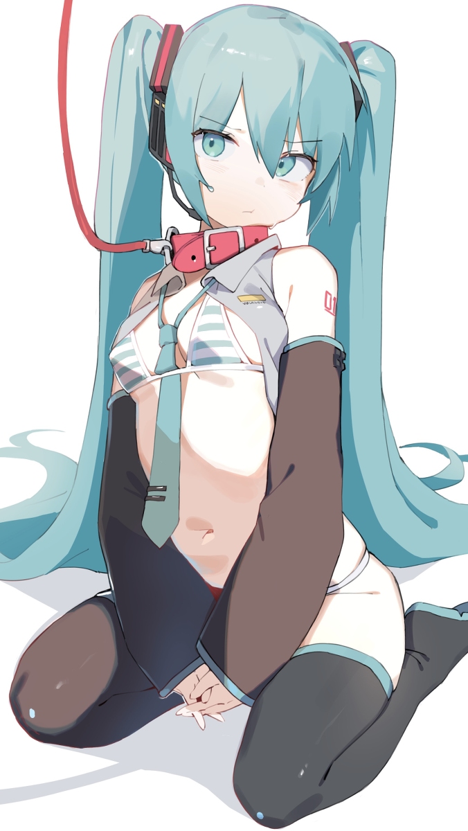 This is a pixiv picture whose title is 初音ミク.