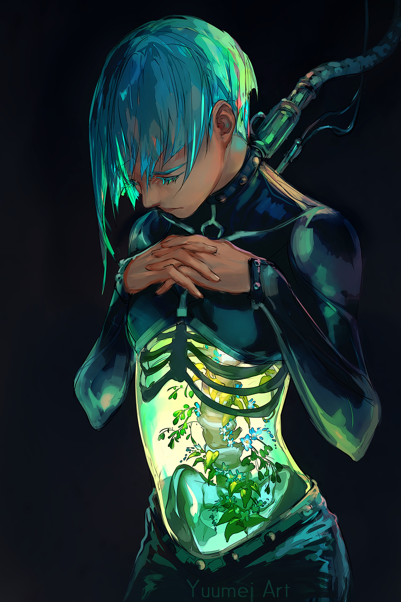 This is a pixiv picture whose title is Hollow.