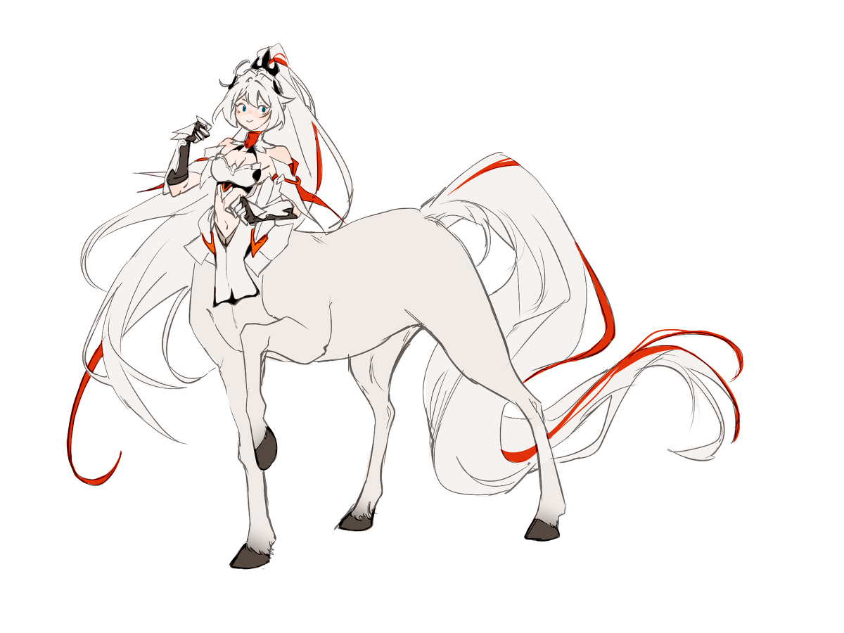 This is a pixiv picture whose title is centaurs.