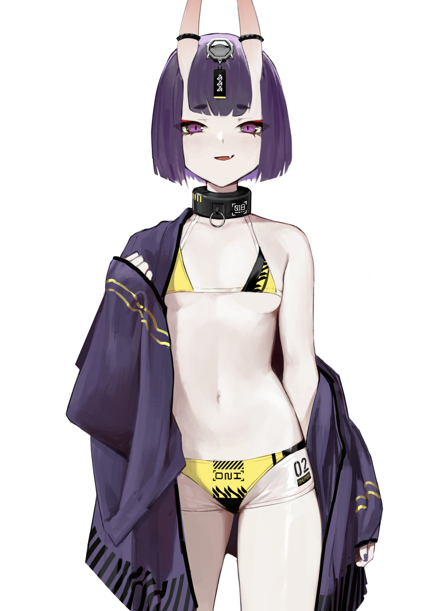 This is a pixiv picture whose title is 酒呑童子.