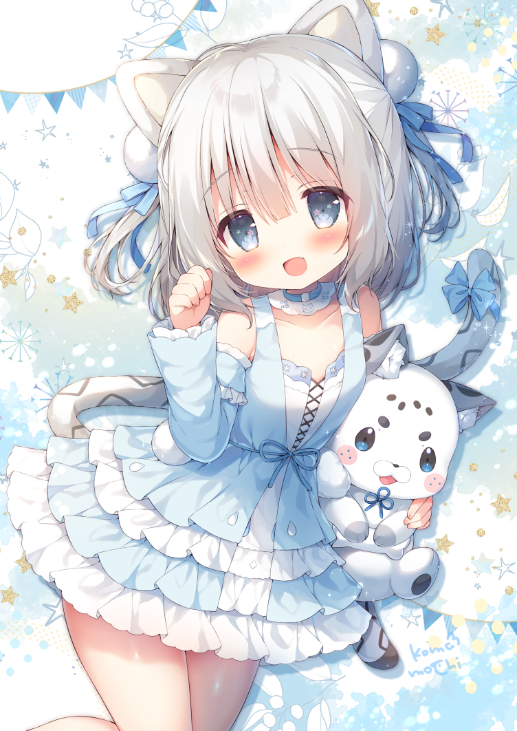 This is a pixiv picture whose title is 💙.