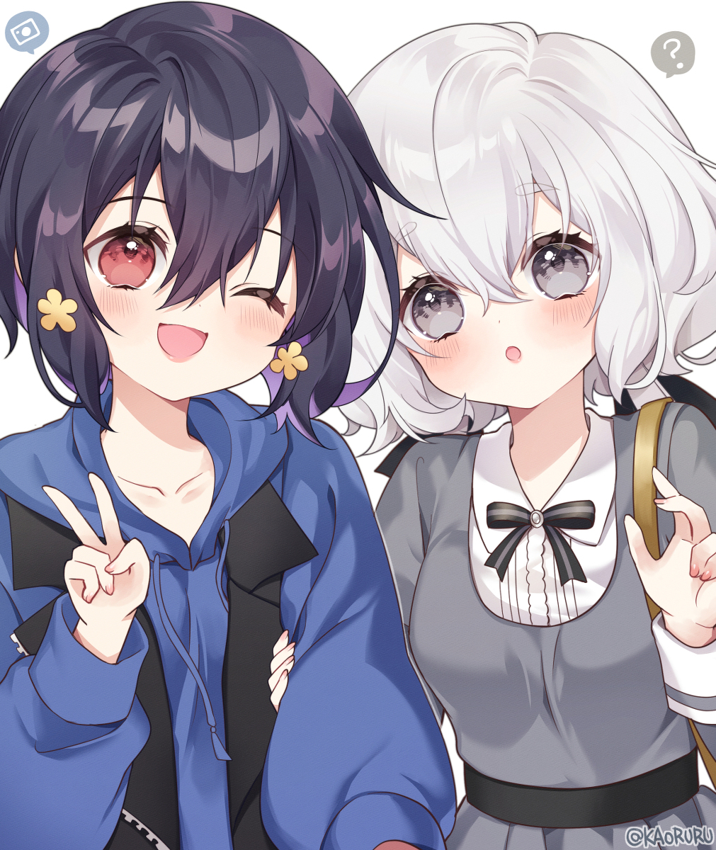 This is a pixiv picture whose title is 純愛.