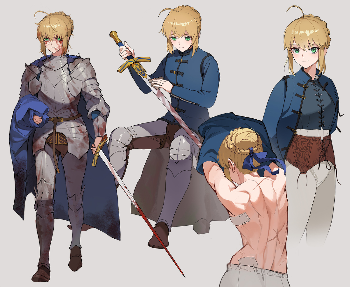 This is a pixiv picture whose title is Artoria Pendragon.