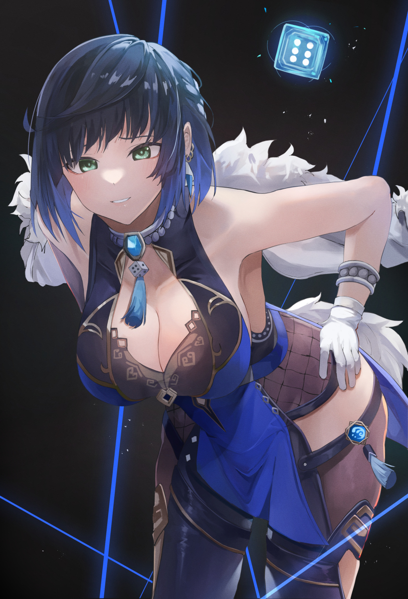 This is a pixiv picture whose title is 夜蘭.