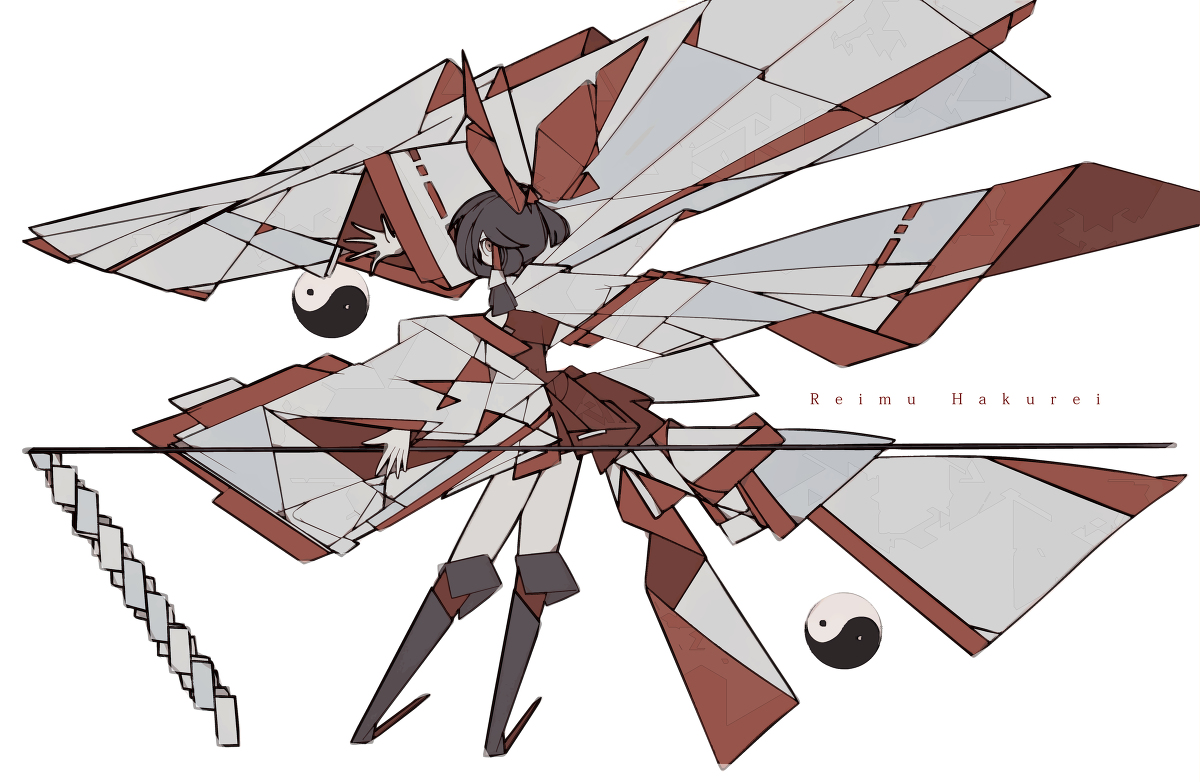 This is a pixiv picture whose title is 霊夢さん。.