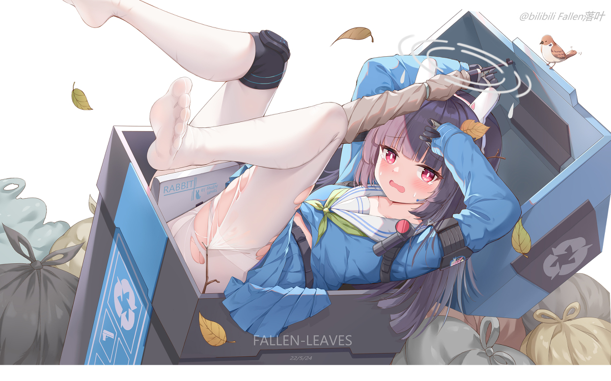 This is a pixiv picture whose title is ❤小小垃圾兔~₍ᐢ. .ᐢ₎♡.