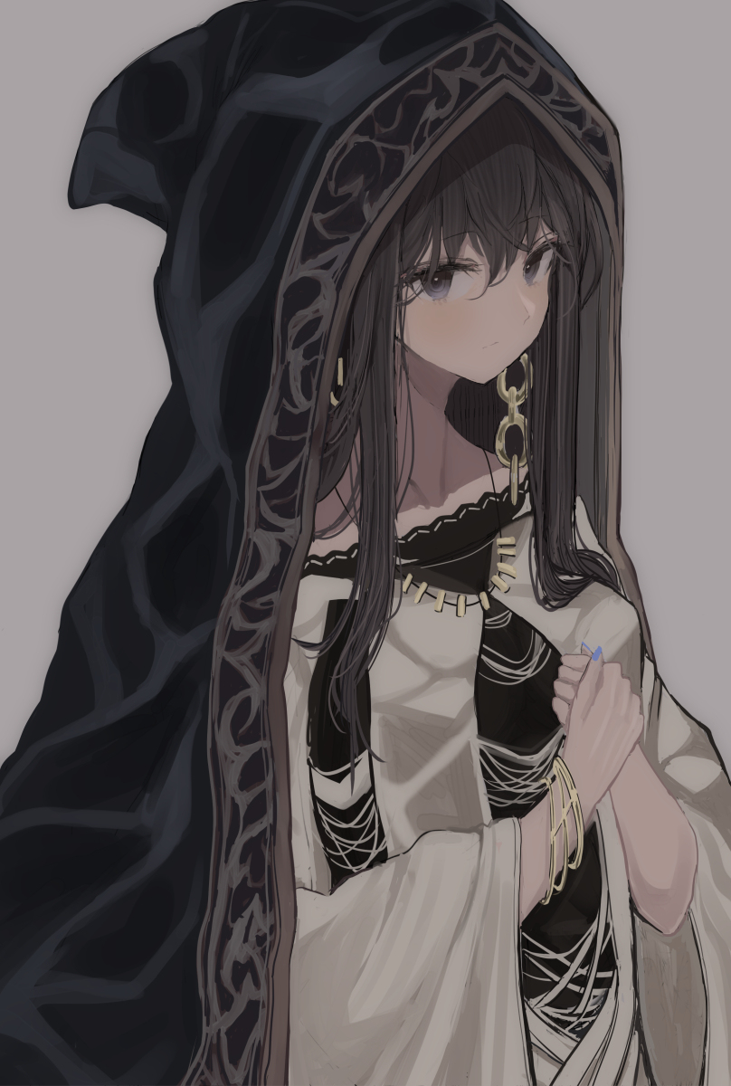 This is a pixiv picture whose title is 祈祷師.