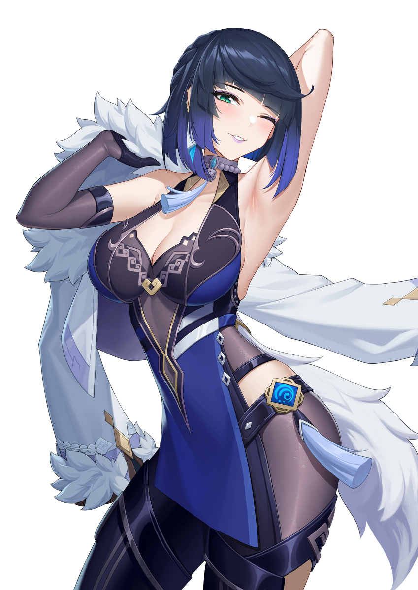 This is a pixiv picture whose title is Yelan.