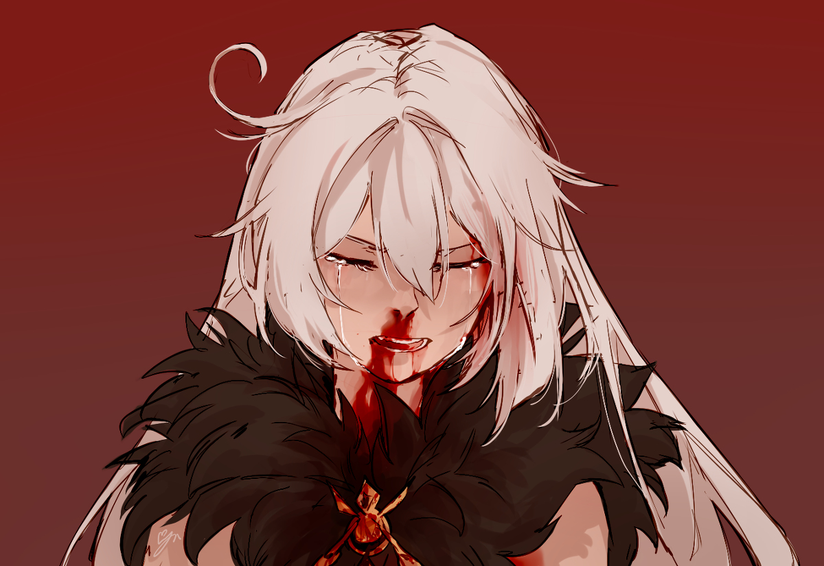This is a pixiv picture whose title is god just let me die already.