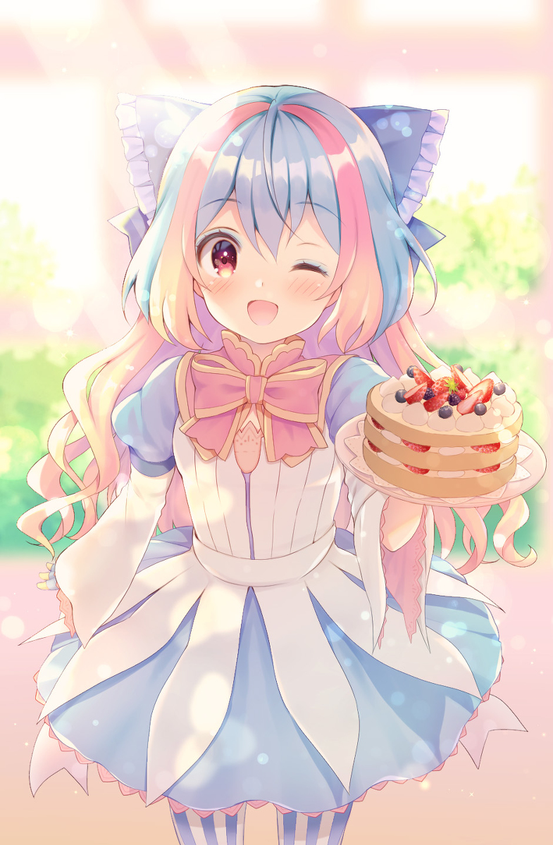 This is a pixiv picture whose title is おいしいケーキをあげよう.