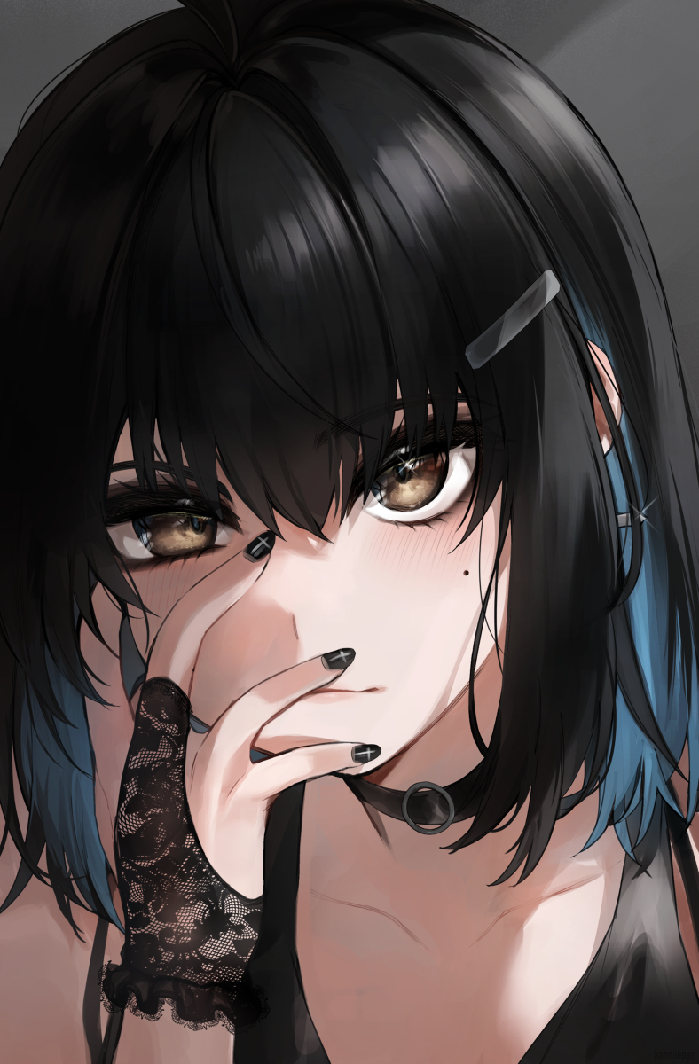 This is a pixiv picture whose title is Stare.