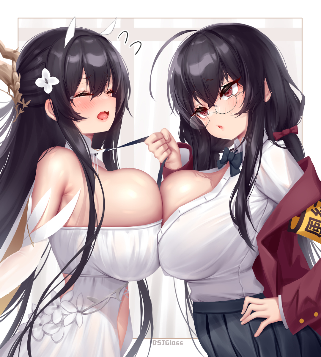 This is a pixiv picture whose title is 大凤＆不挠.