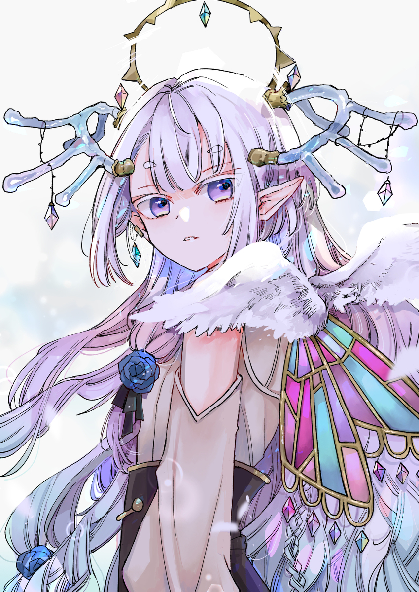 This is a pixiv picture whose title is 「幻想図書館へようこそ」.