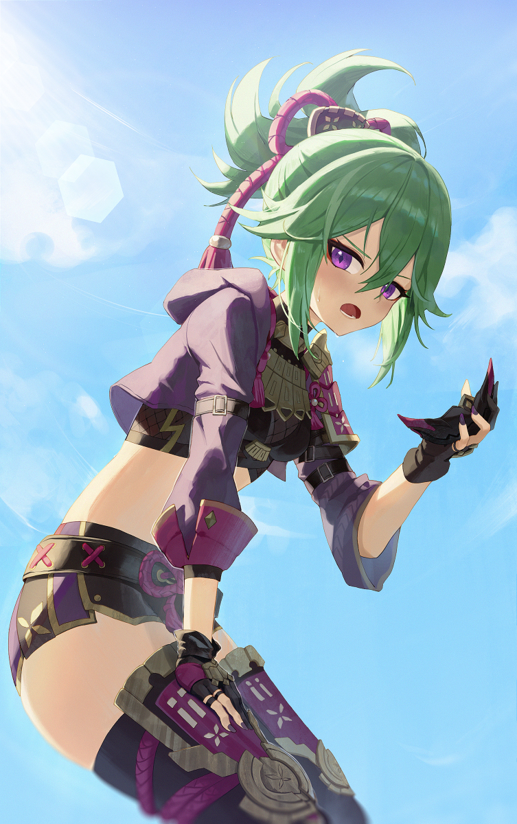 This is a pixiv picture whose title is 🥵.