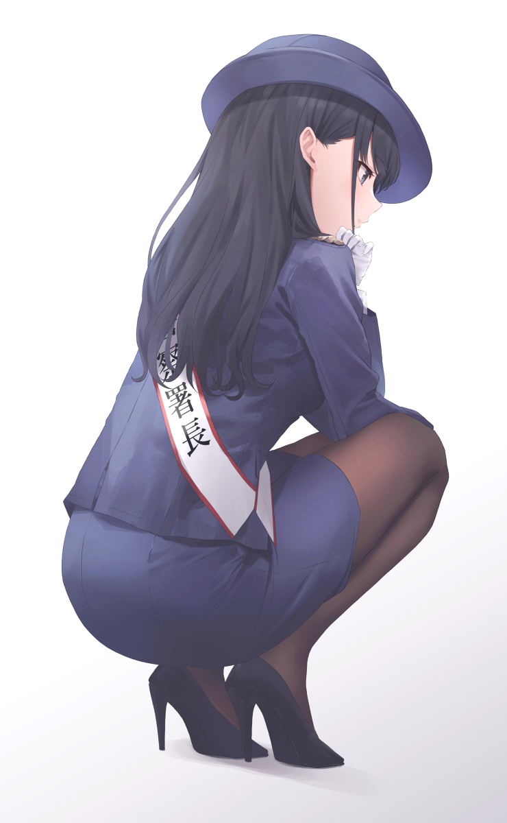 This is a pixiv picture whose title is 風野灯織　一日警察署長.