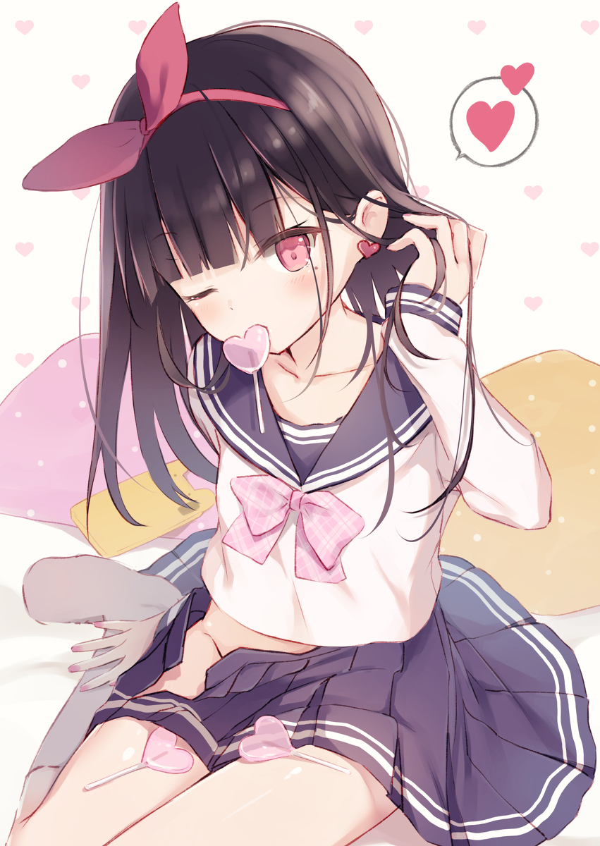 This is a pixiv picture whose title is ♡.