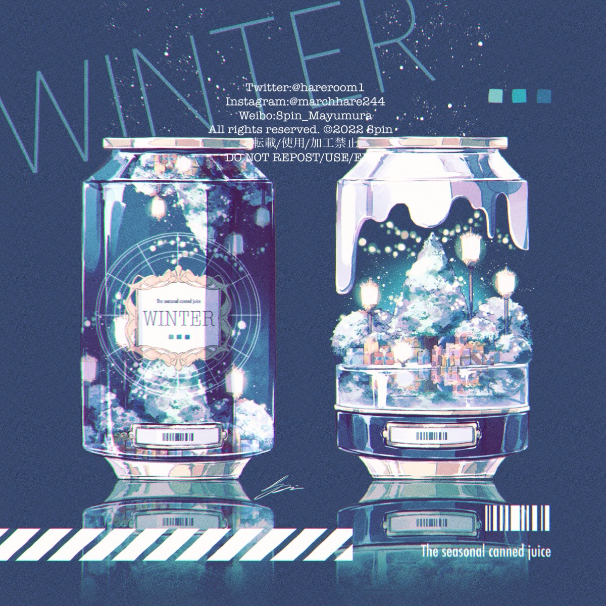 This is a pixiv picture whose title is 季節缶.