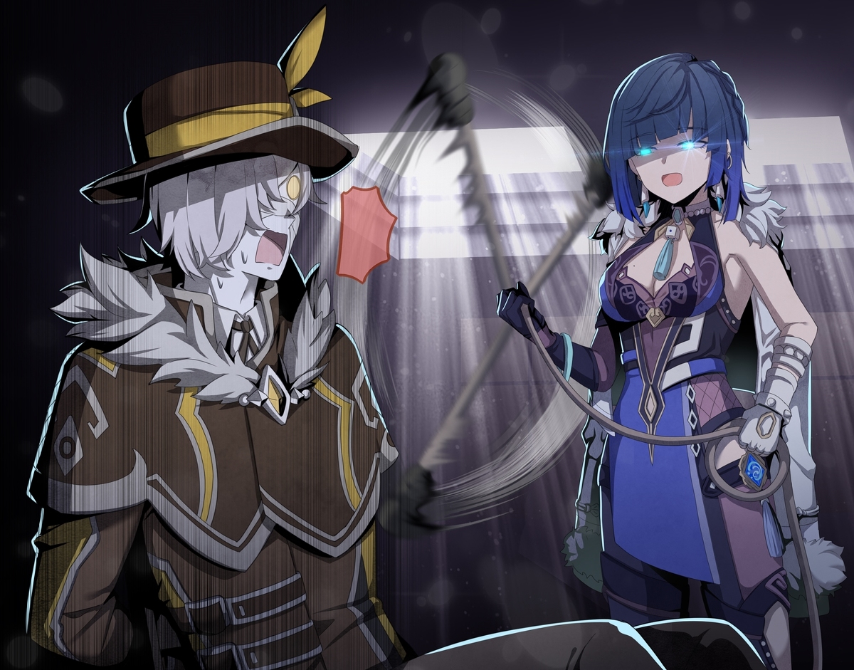 This is a pixiv picture whose title is Yelan.