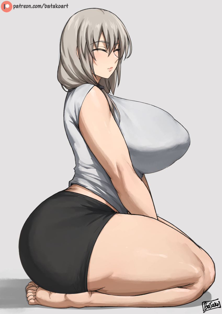 This is a pixiv picture whose title is Tsuki Uzaki.