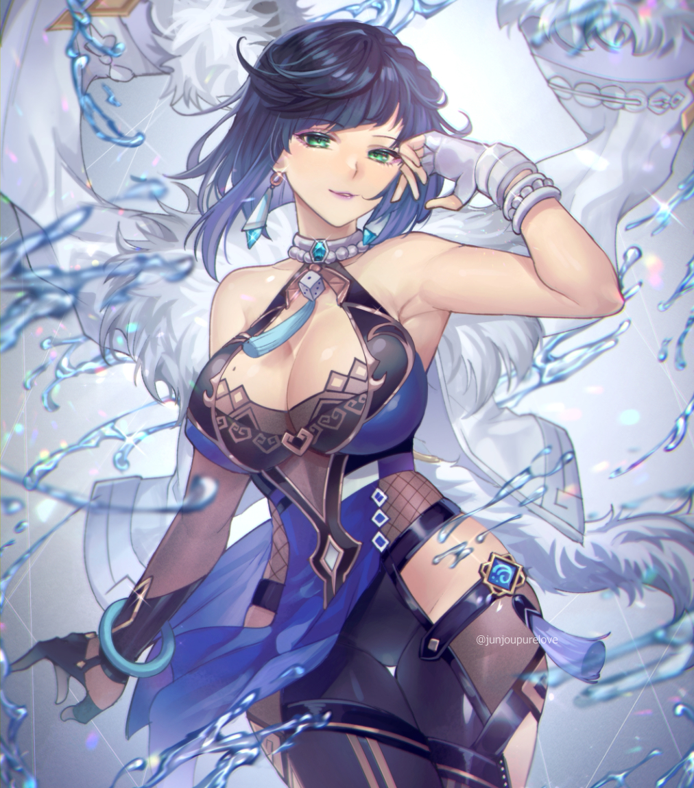 This is a pixiv picture whose title is Orchid Valley.