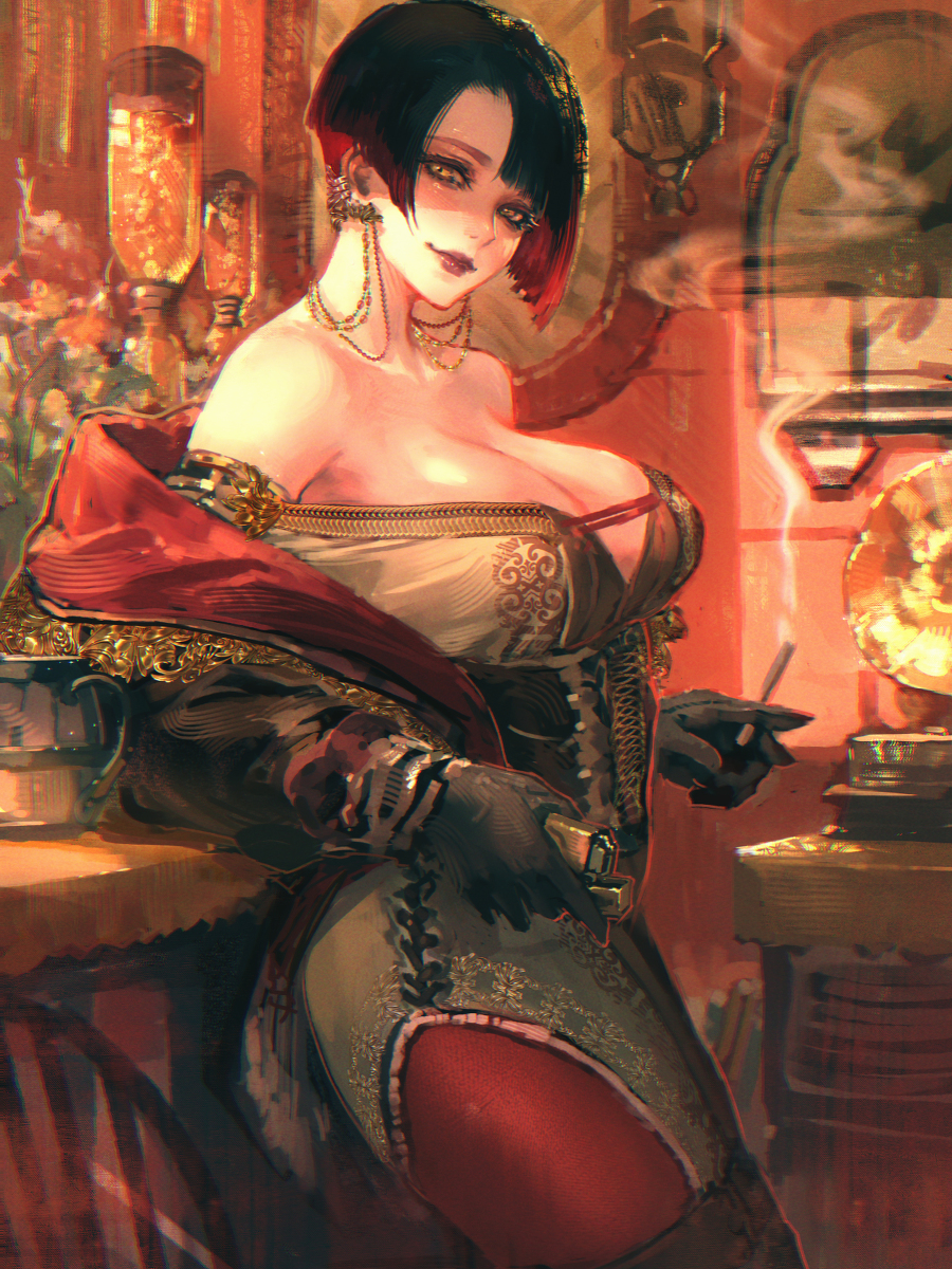 This is a pixiv picture whose title is ラウンジ.