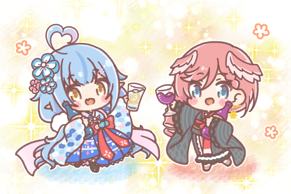 This is a pixiv picture whose title is ラミルイKP！🍶.