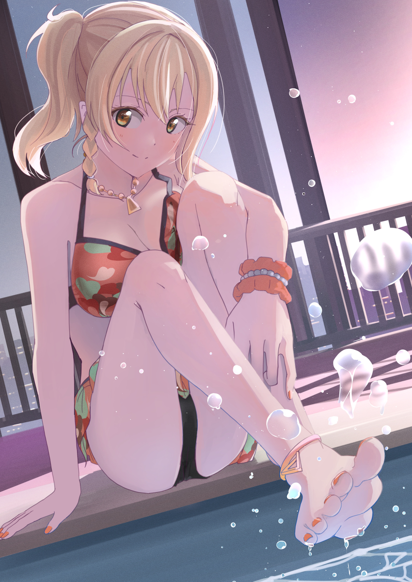 This is a pixiv picture whose title is Poolside.