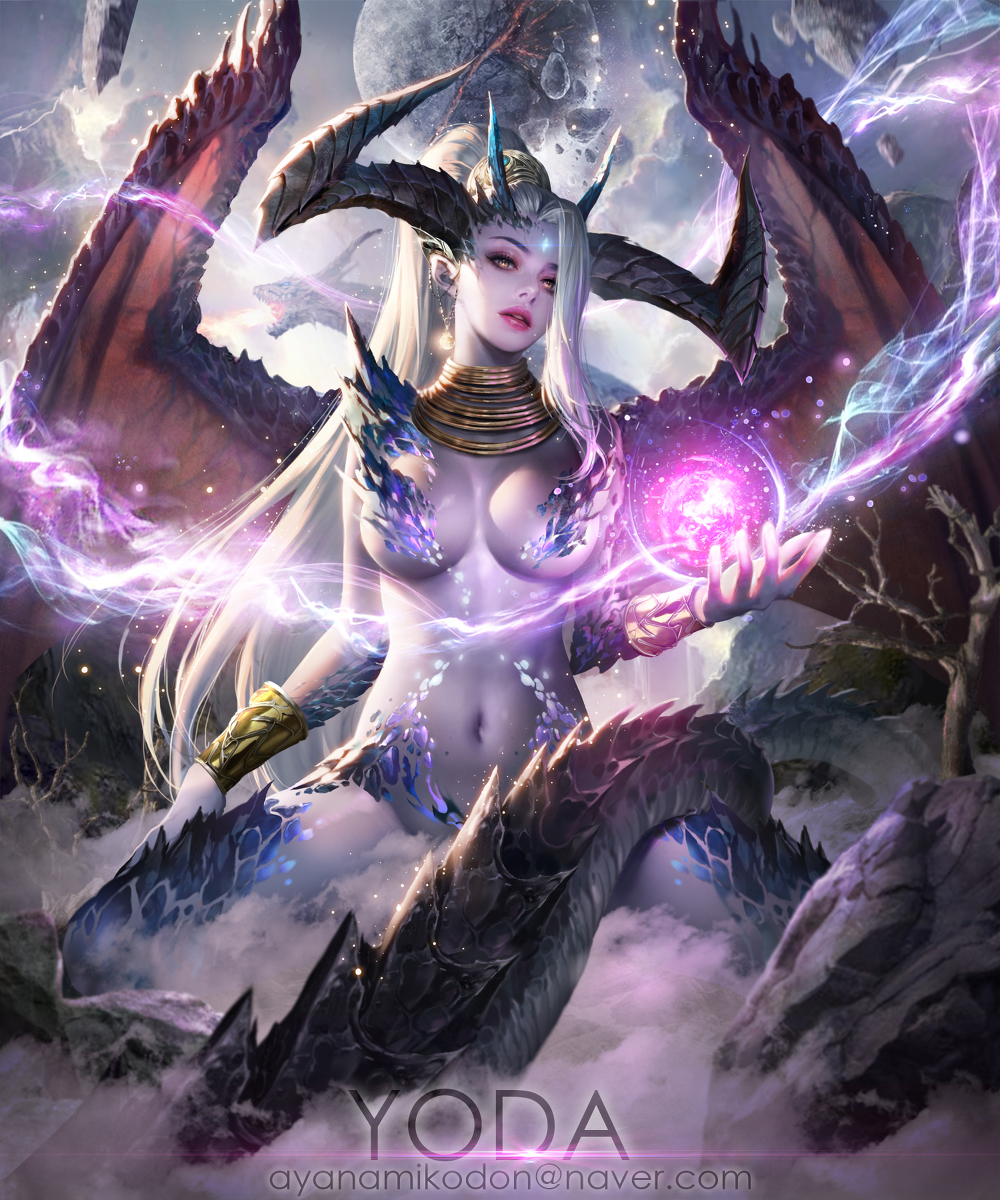 This is a pixiv picture whose title is Dragon Princess.