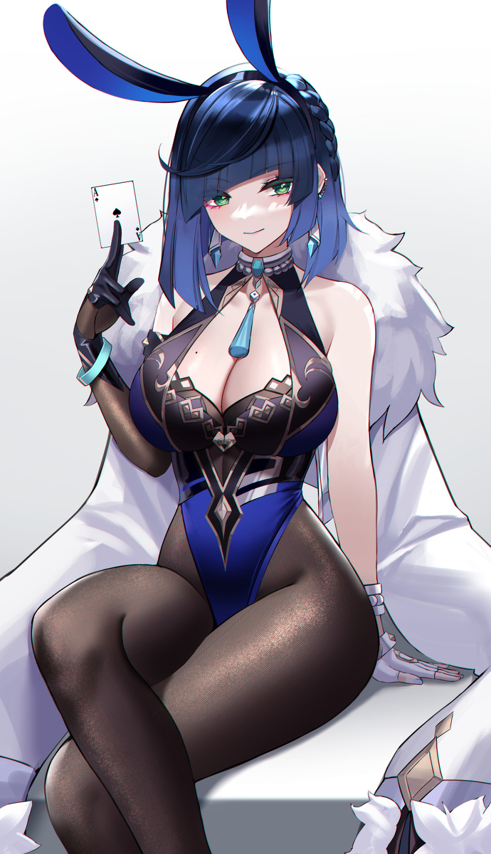This is a pixiv picture whose title is 夜兰.