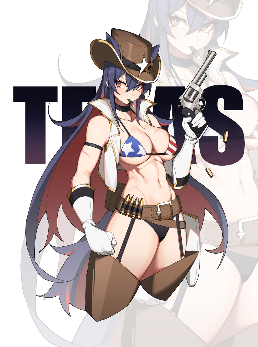 This is a pixiv picture whose title is texas.