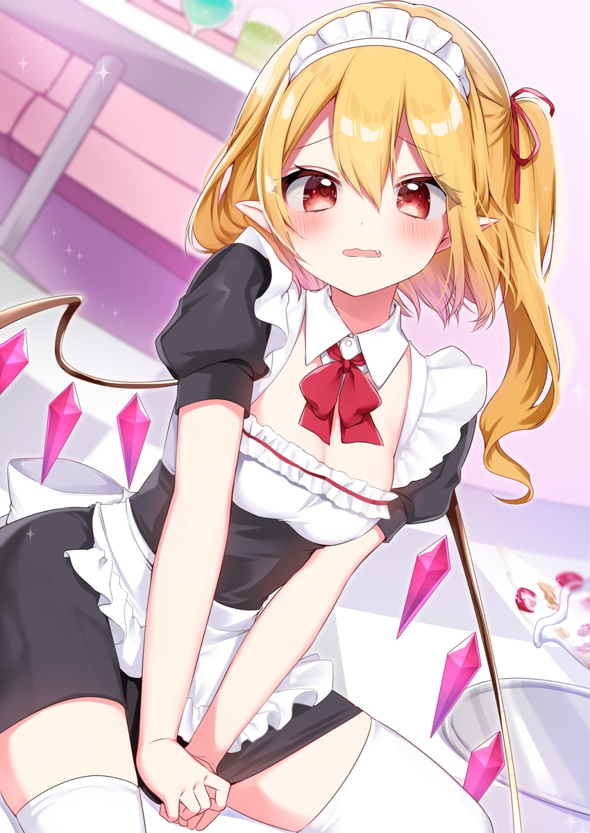 This is a pixiv picture whose title is ドジっ子メイドのフランちゃん.