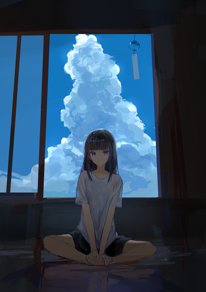 This is a pixiv picture whose title is 夏.