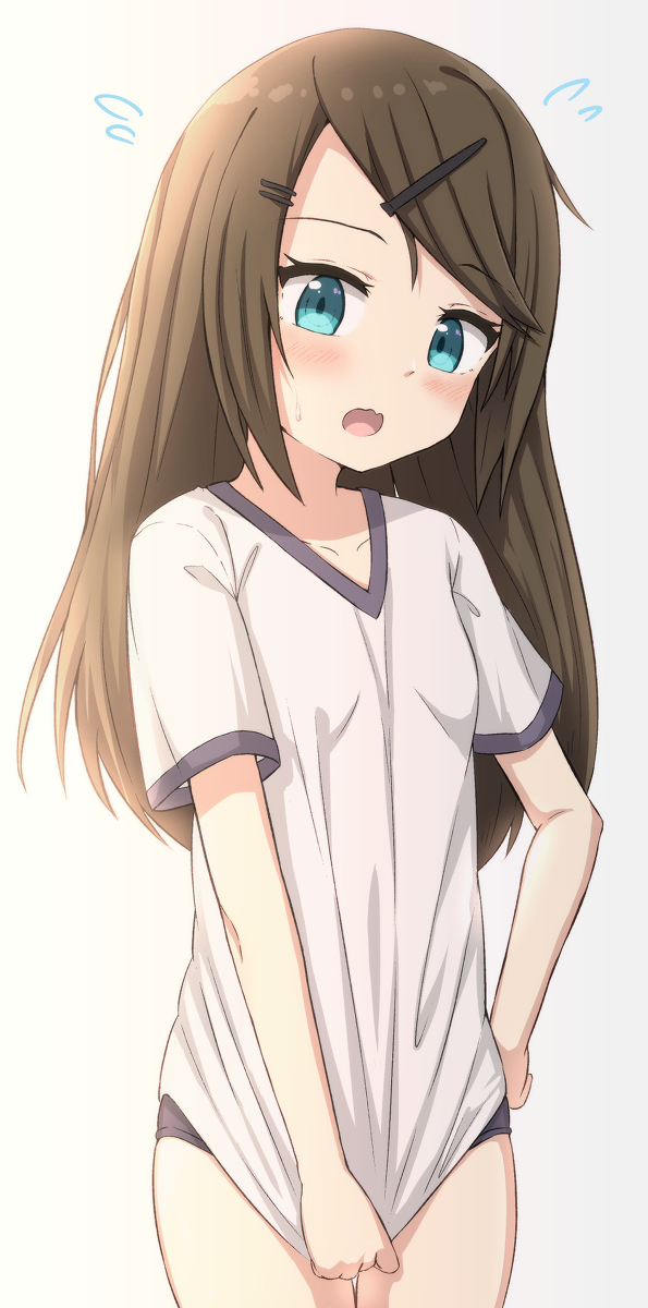 This is a pixiv picture whose title is 熱い視線に気づいた娘2.