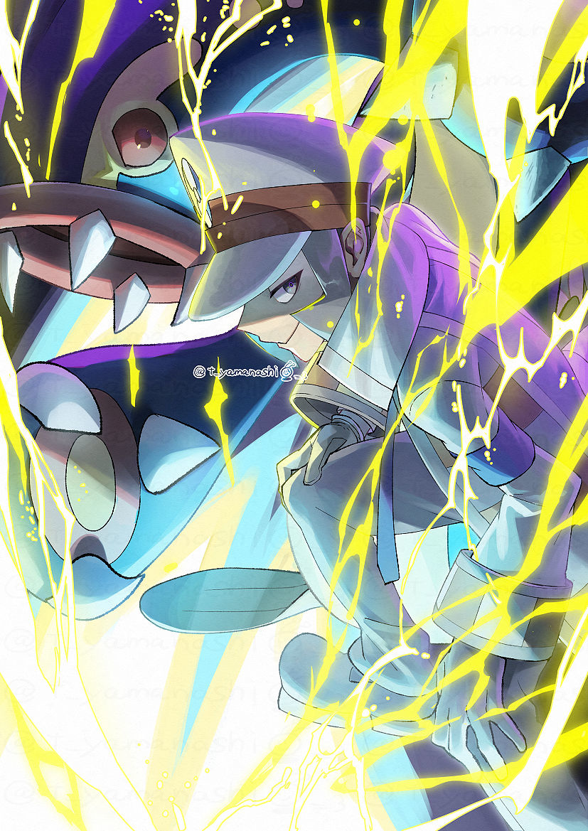 This is a pixiv picture whose title is ポケットモンスターBW(BW2)　クダリ・シビルドン.