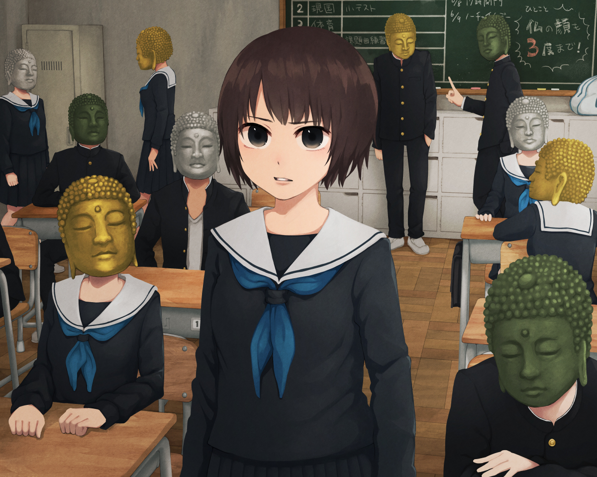 This is a pixiv picture whose title is ナンドマデ？.