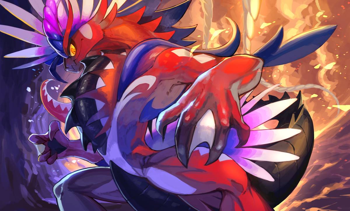 This is a pixiv picture whose title is コライドン.