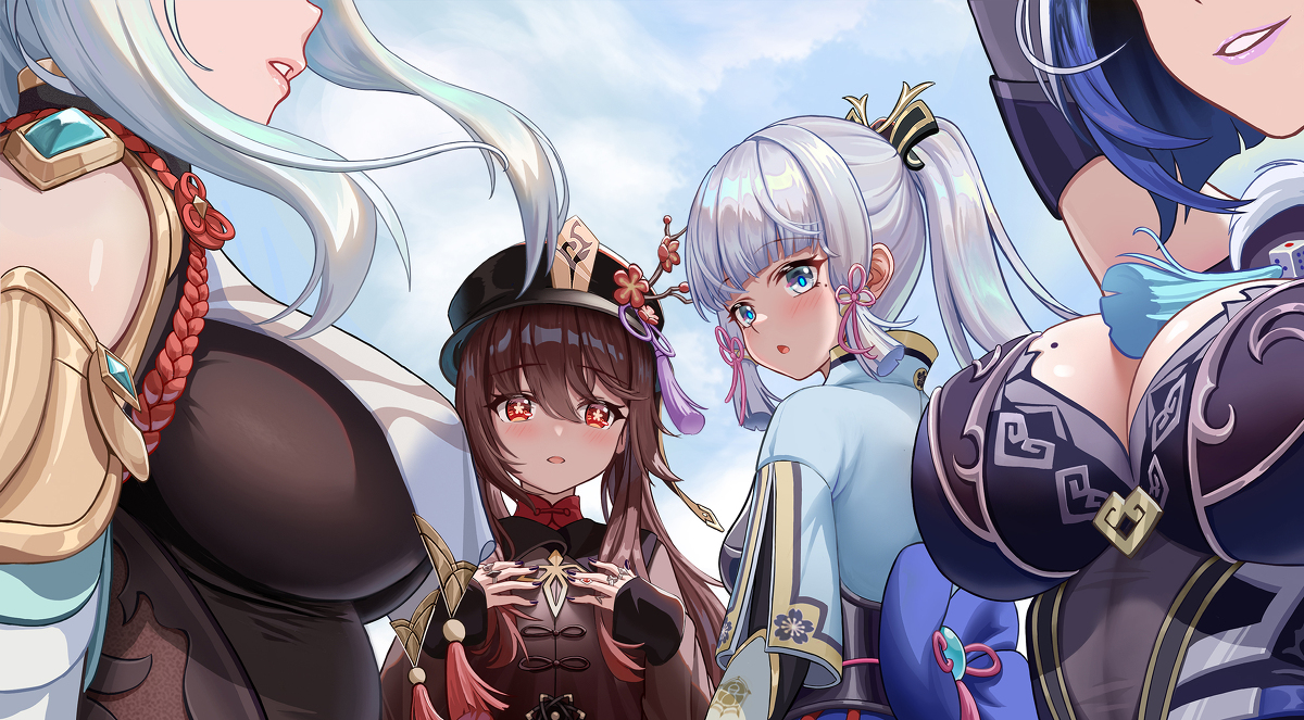 This is a pixiv picture whose title is Carry&Support  主C和辅助.