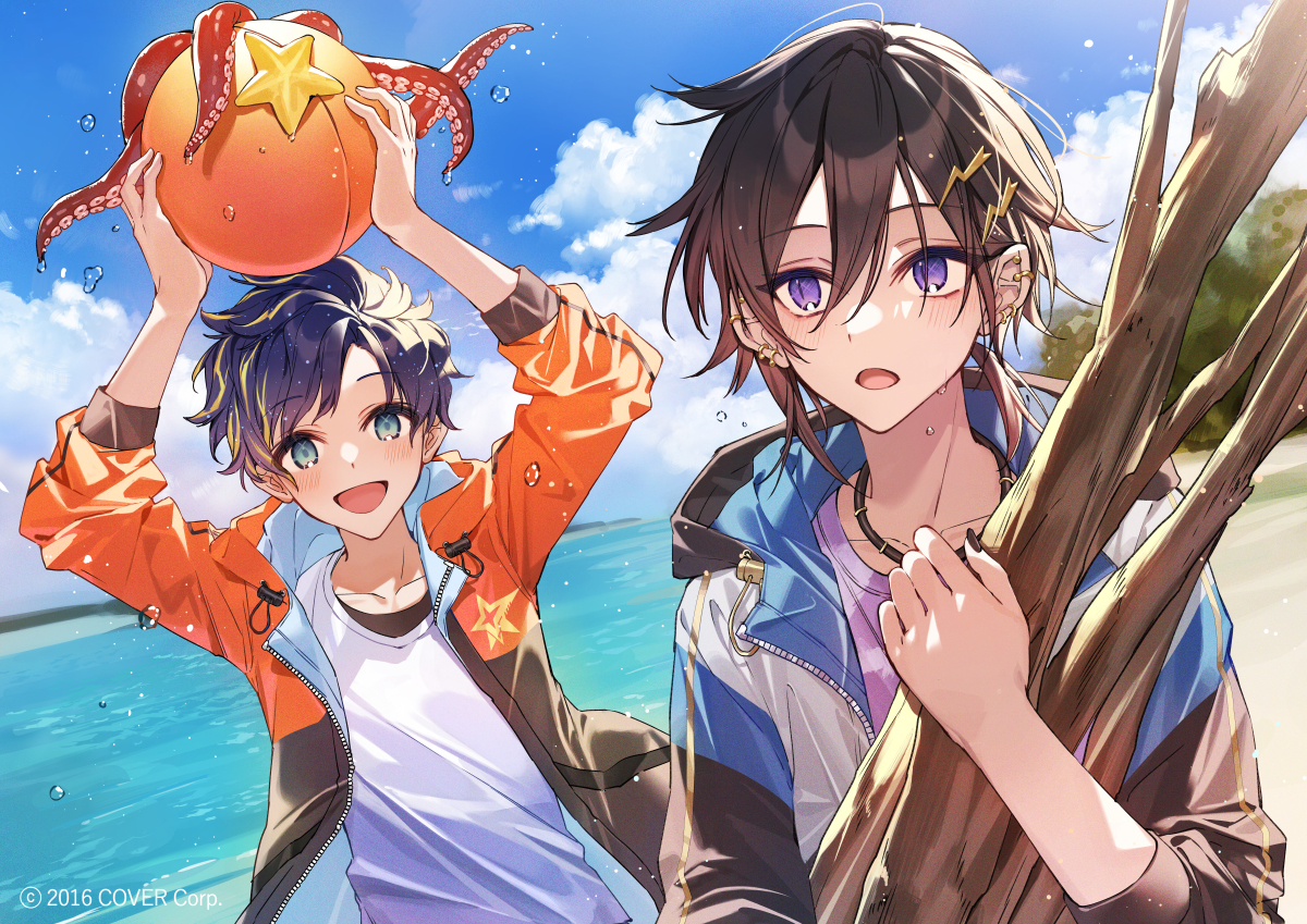 This is a pixiv picture whose title is 🏝️.