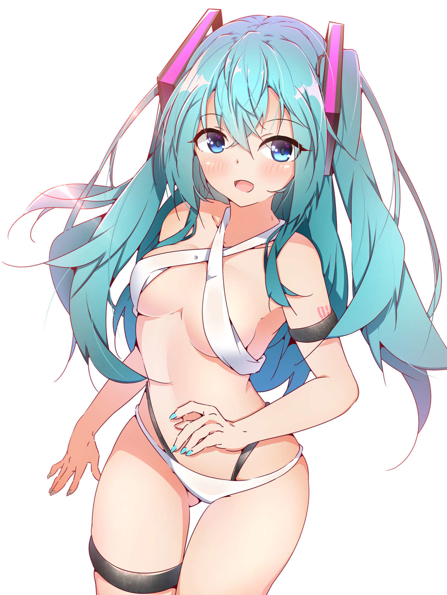 This is a pixiv picture whose title is つーさいどあっぷみくさん。。。.