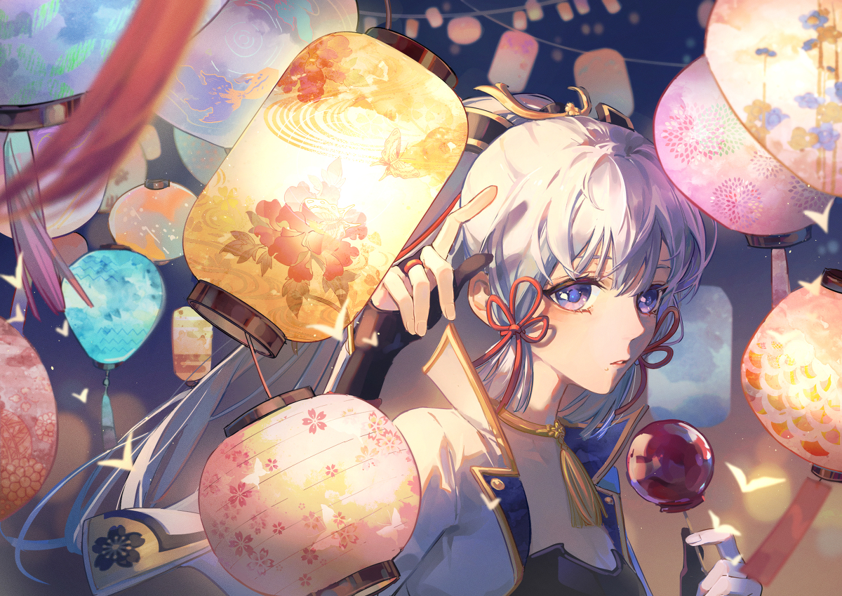 This is a pixiv picture whose title is 神里兄妹.