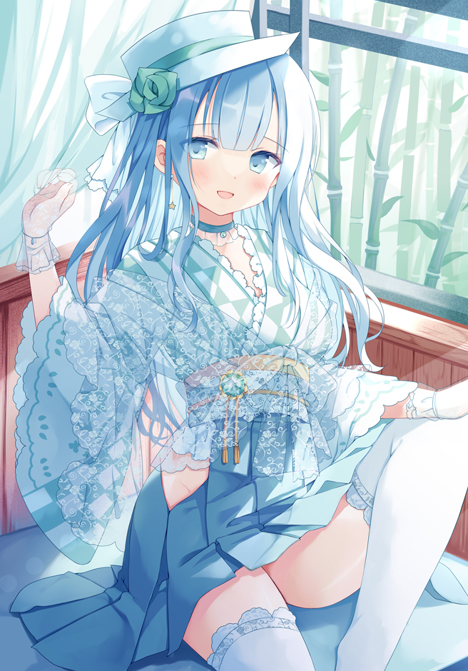 This is a pixiv picture whose title is 夏のお嬢様.