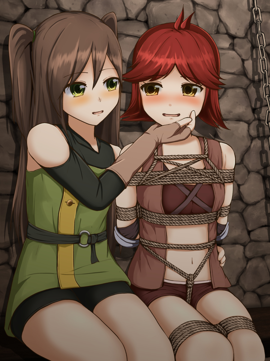 This is a pixiv picture whose title is お楽しみ中のSukiとCarol.