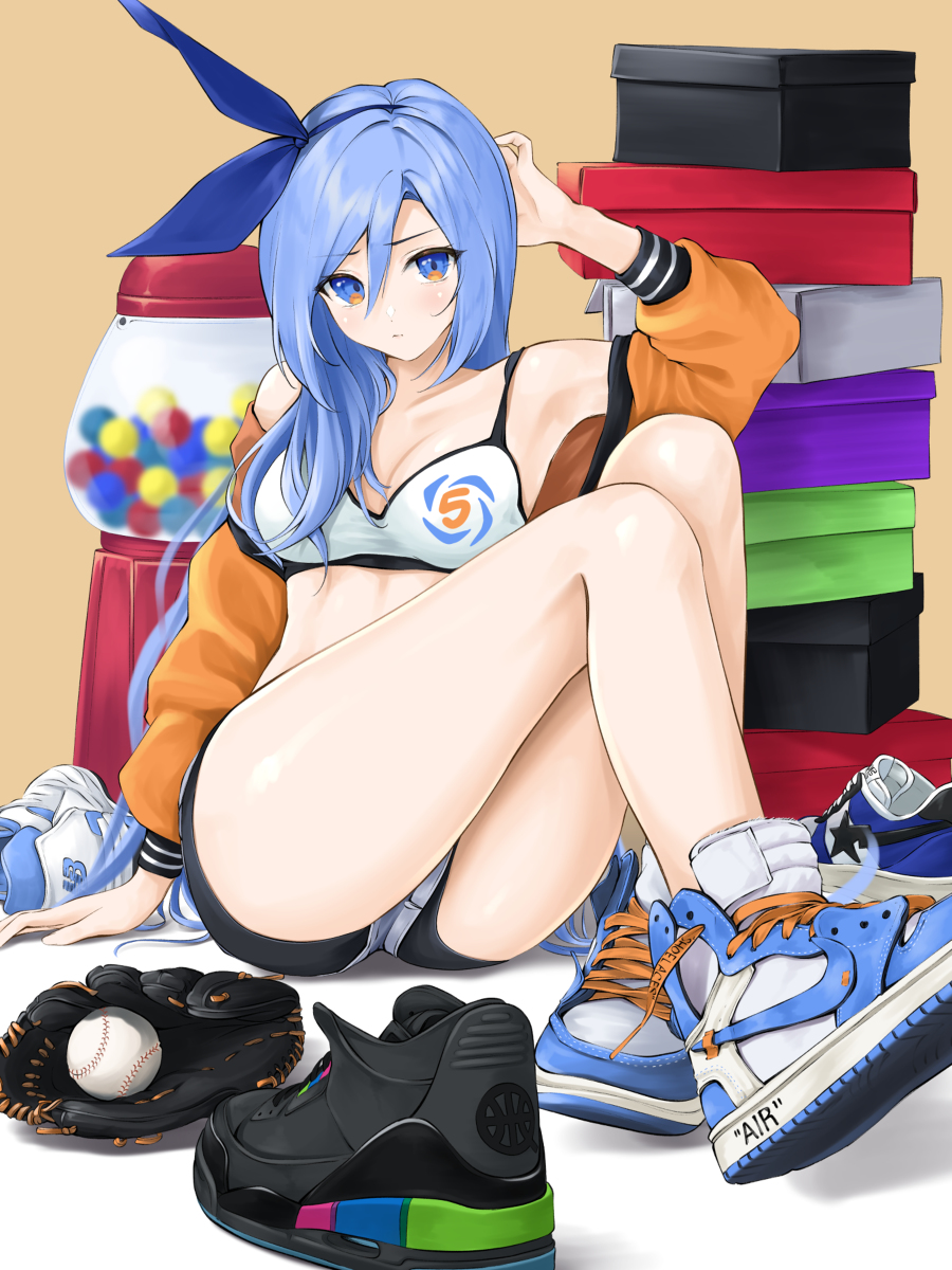 This is a pixiv picture whose title is sneakerhead.