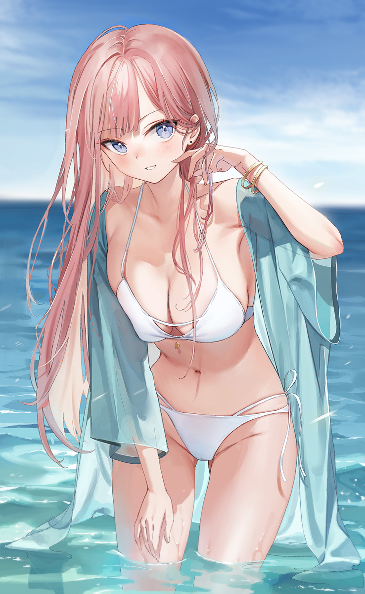 This is a pixiv picture whose title is 夏.