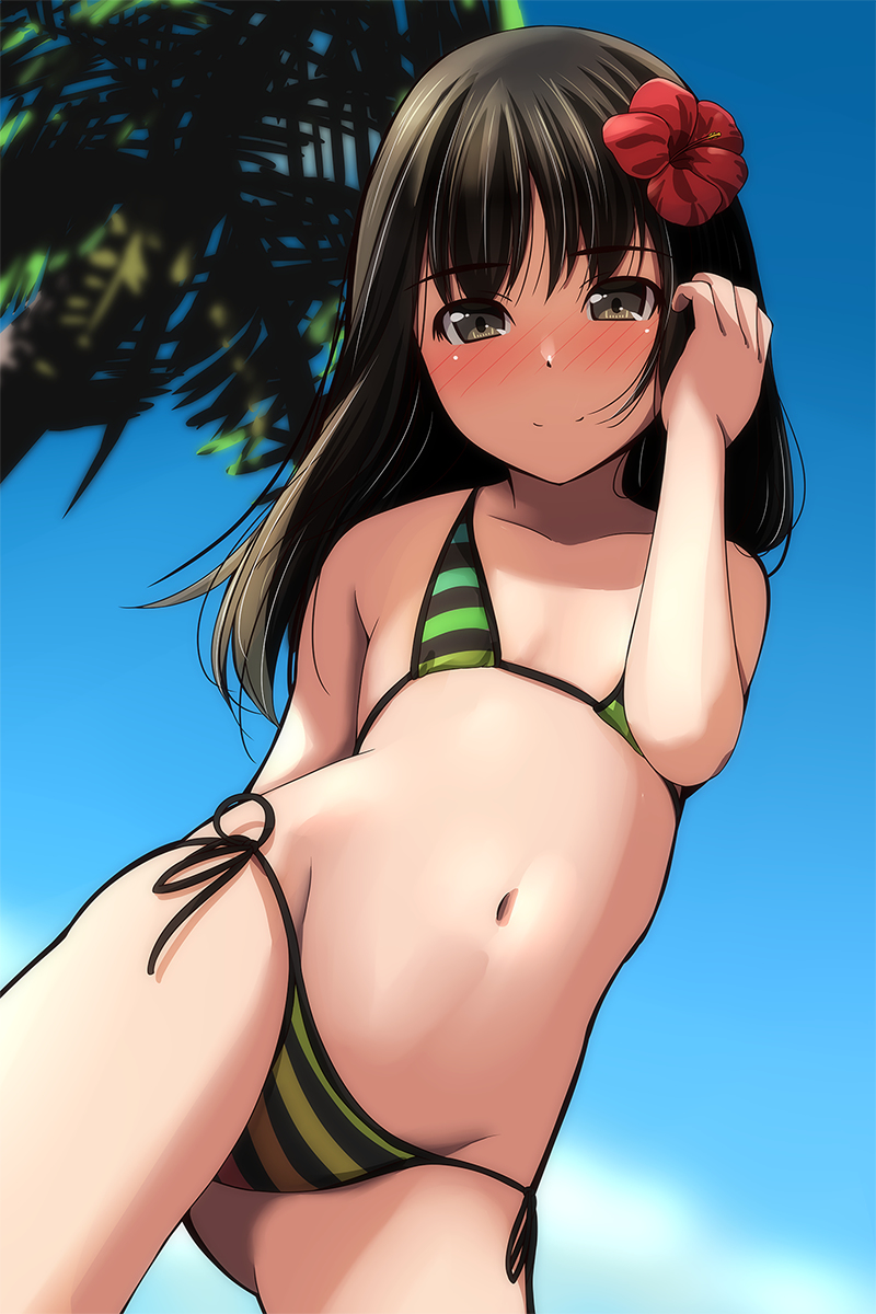 This is a pixiv picture whose title is 今日の一枚3287 (1:30+0:40+1:10).