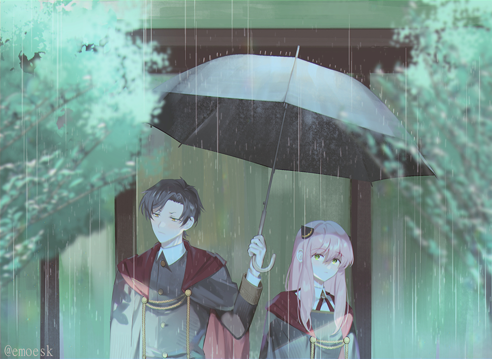 This is a pixiv picture whose title is Rainy Day.