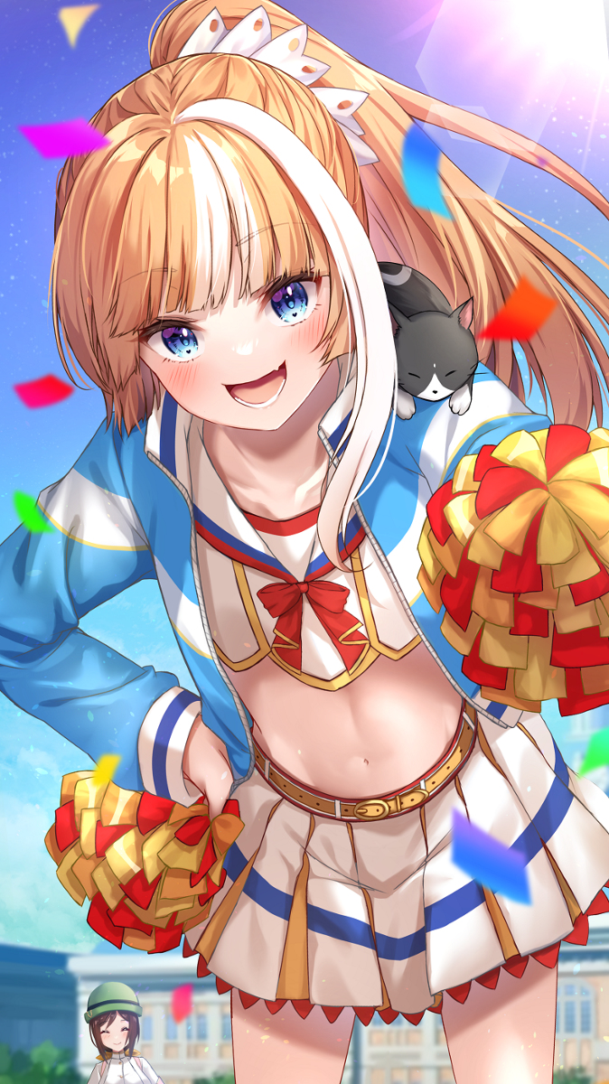 This is a pixiv picture whose title is チア衣装の理事長.
