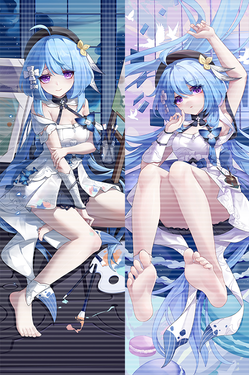 This is a pixiv picture whose title is 崩坏3 格蕾修 抱き枕カバー 等身抱枕.